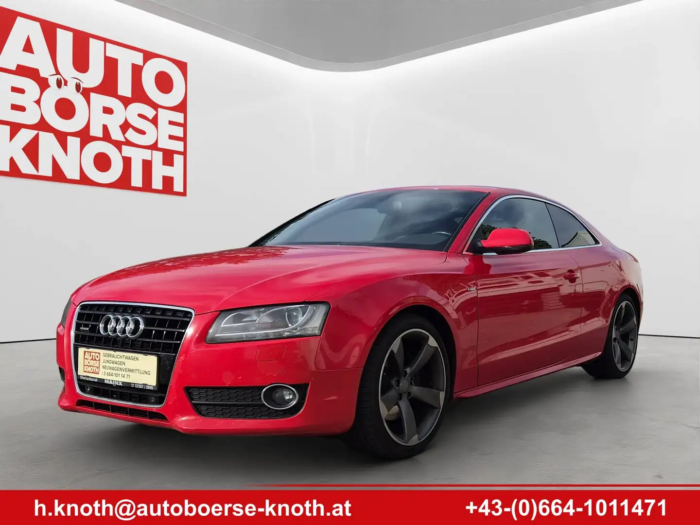 Audi A5 3.0 TDI quattro (176kW) S-Line, Erstbesitz, WR Rot - 1