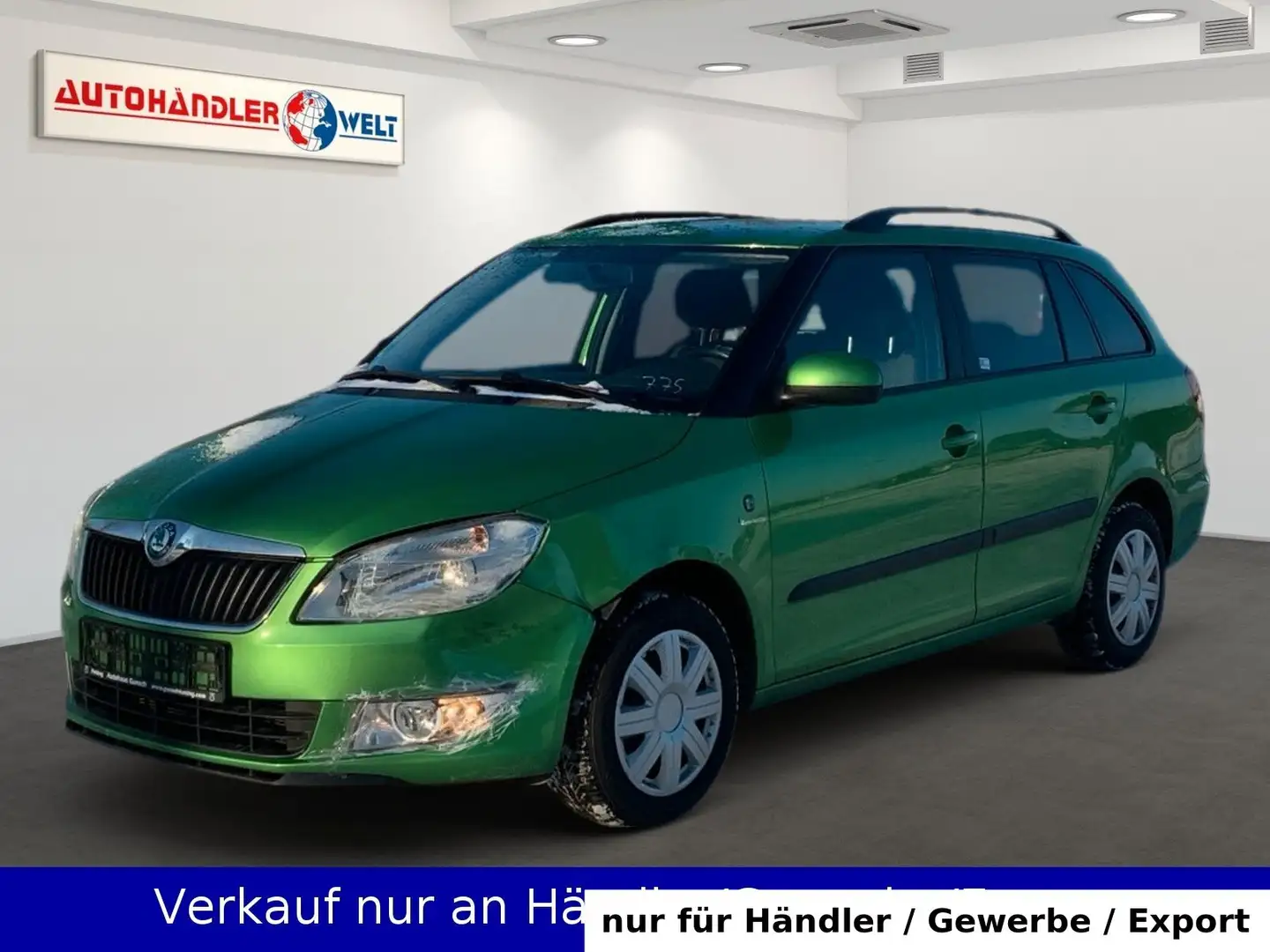 Skoda Fabia Combi 1.2 Ambition Grün - 1