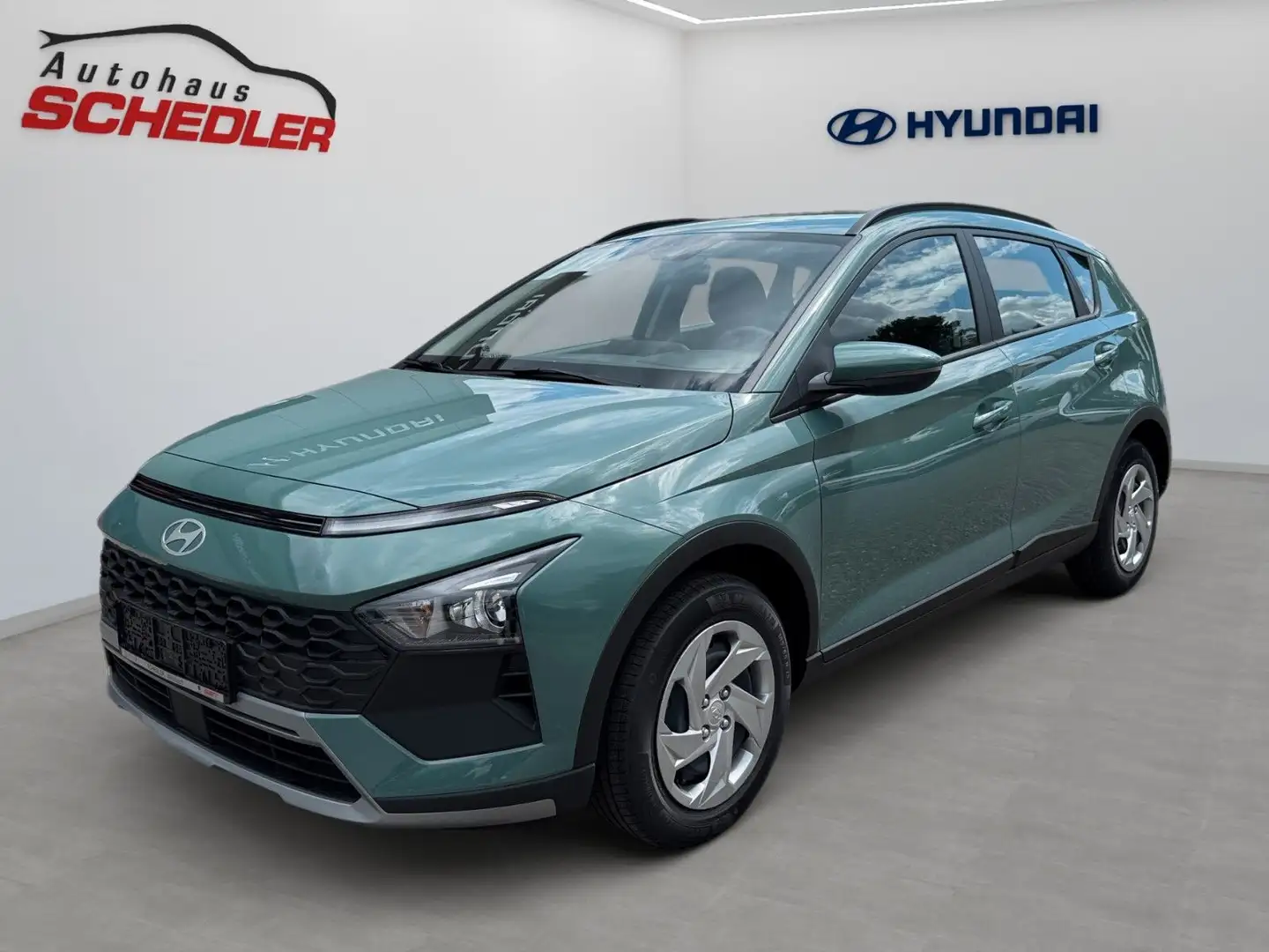 Hyundai BAYON Select 1.0T-GDI 100PS+NAVI+KAM+PDC Groen - 1