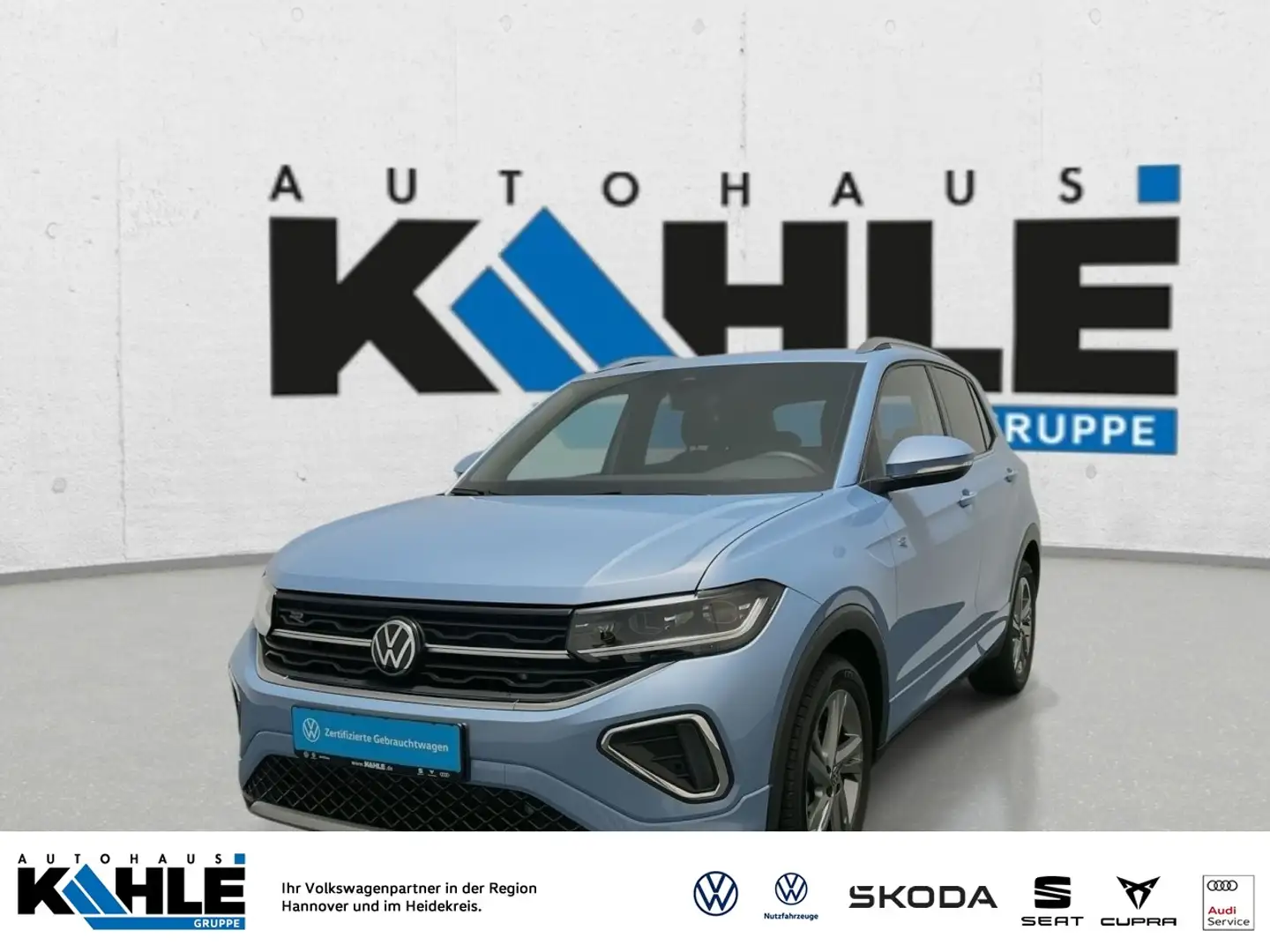 Volkswagen T-Cross 1.0 TSI R-Line Klima Navi Einparkhilfe Niebieski - 1