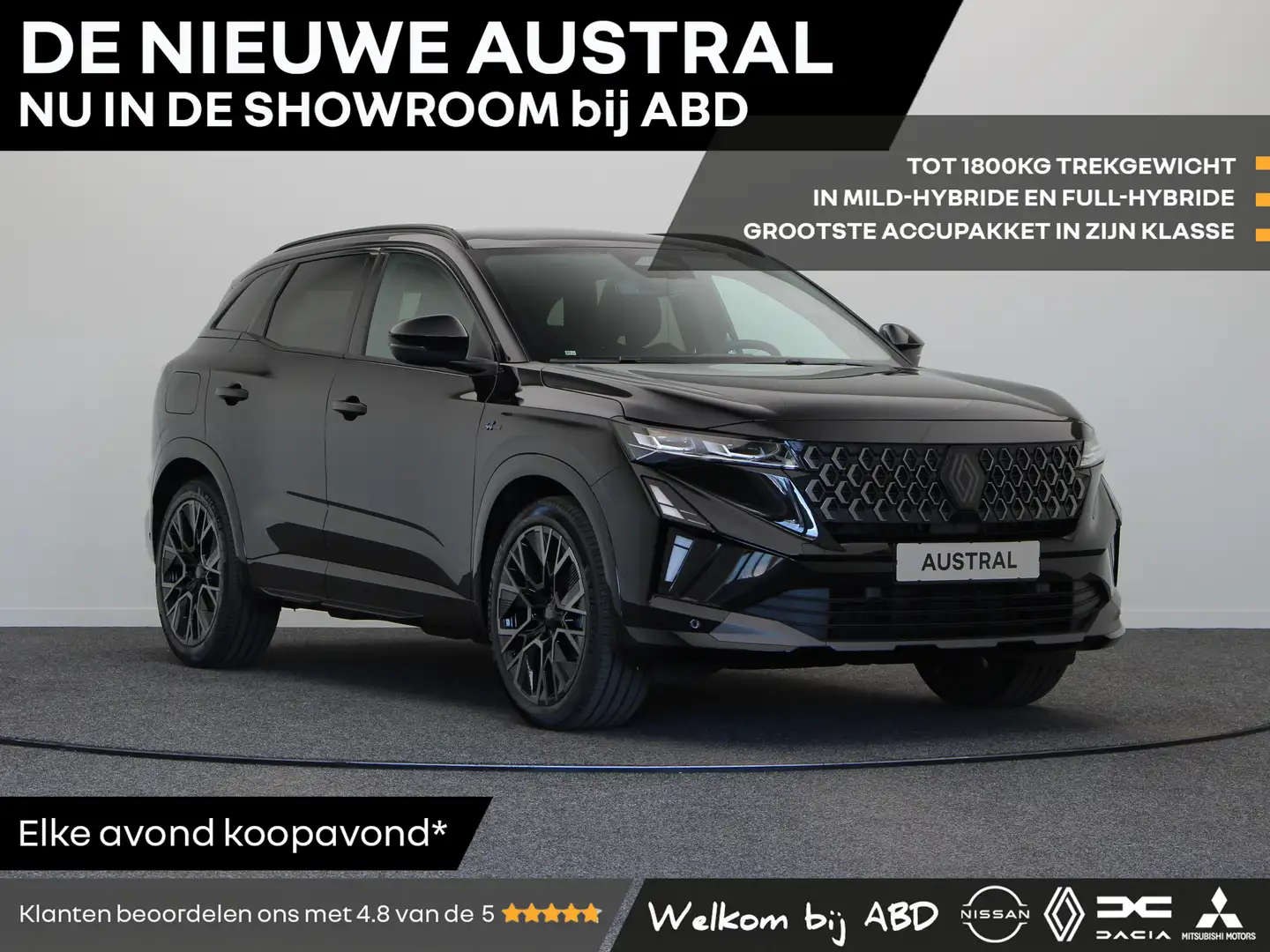 Renault Austral Iconic esprit Alpine Hybrid 200 | Achteruitrijcame Zwart - 1