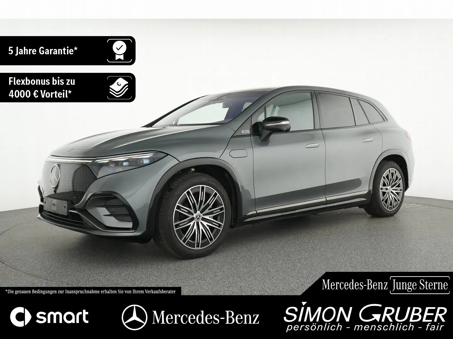 Mercedes-Benz EQS SUV EQS 450 4M SUV AMG Night Fondentertain 7Sitze Grau - 1