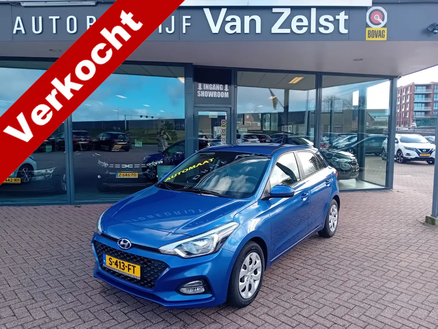 Hyundai i20 1.0 T-GDI Automaat, Airco, Multimedia systeem, Blu Blauw - 1