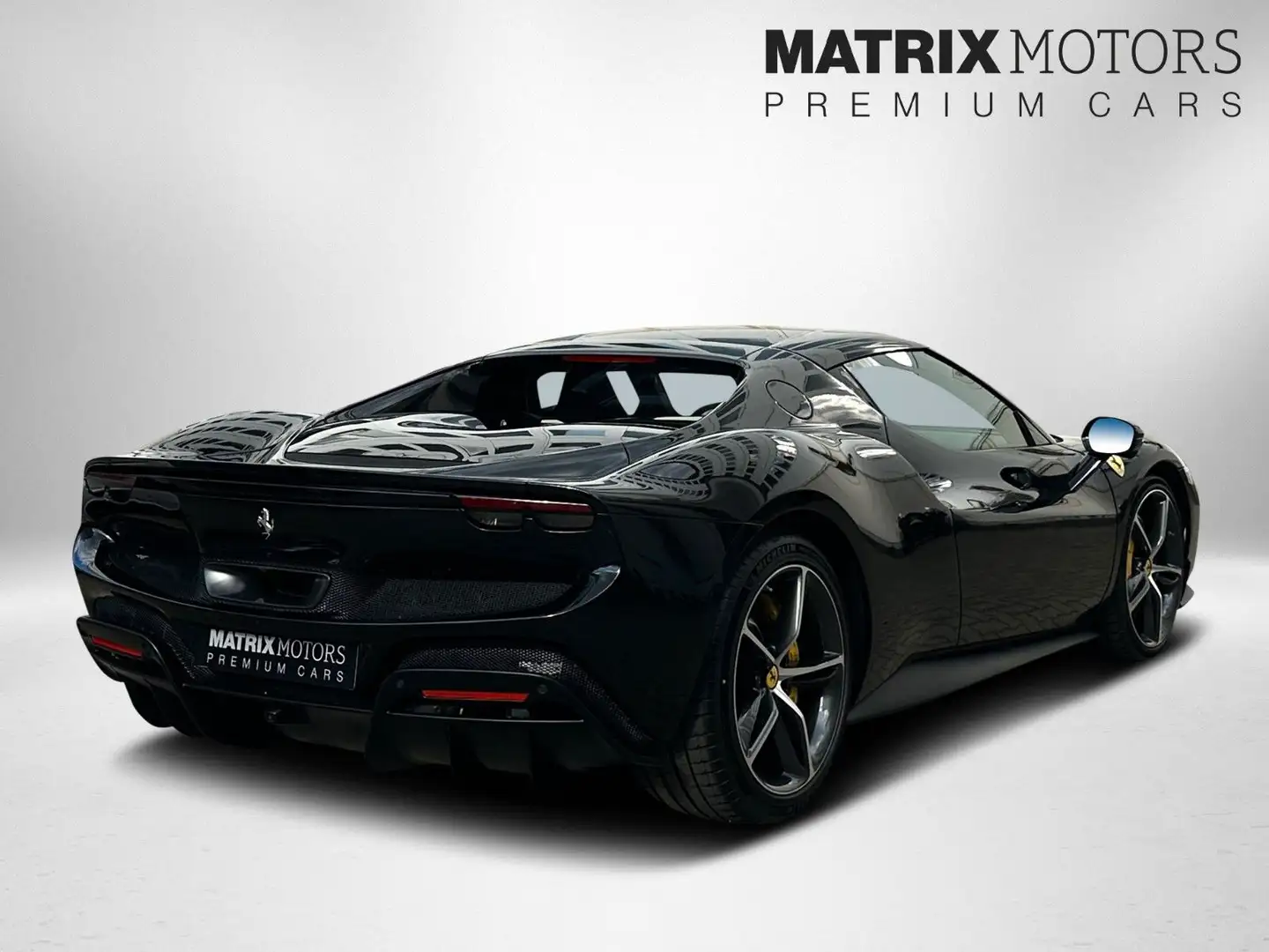 Ferrari 296 GTB Carbon Lift Ceramic Exhaust Pipes 360° Schwarz - 2