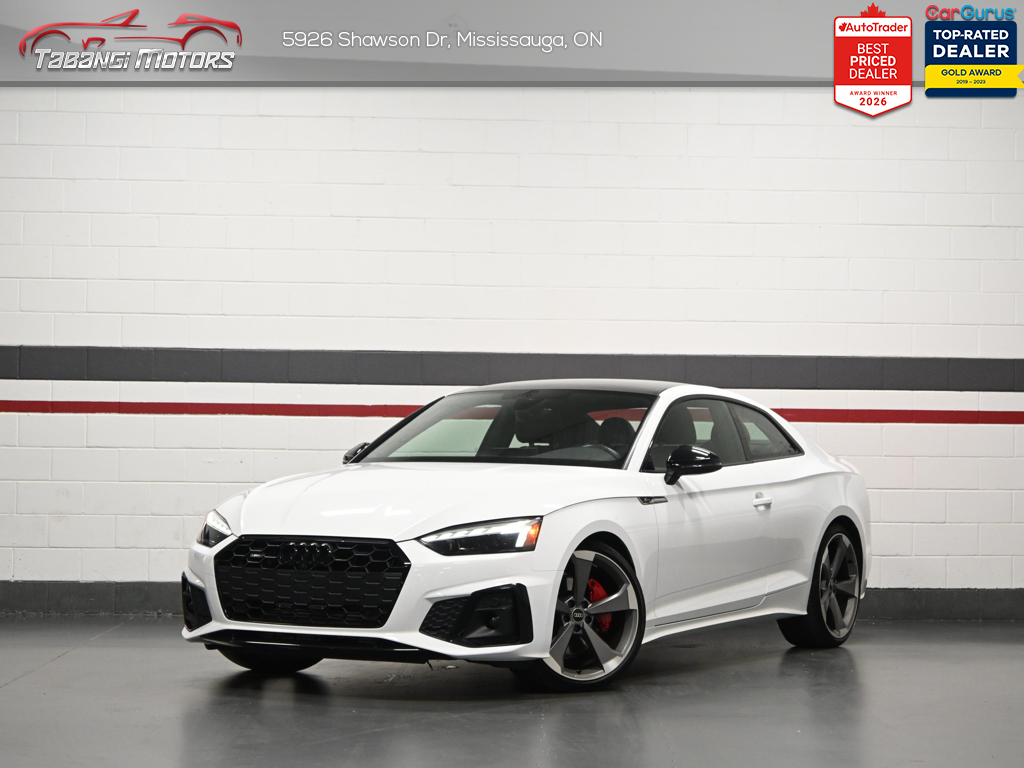 2022 Audi A5 Coupe Progressiv S-Line Sport Black Optics 360CAM Navig