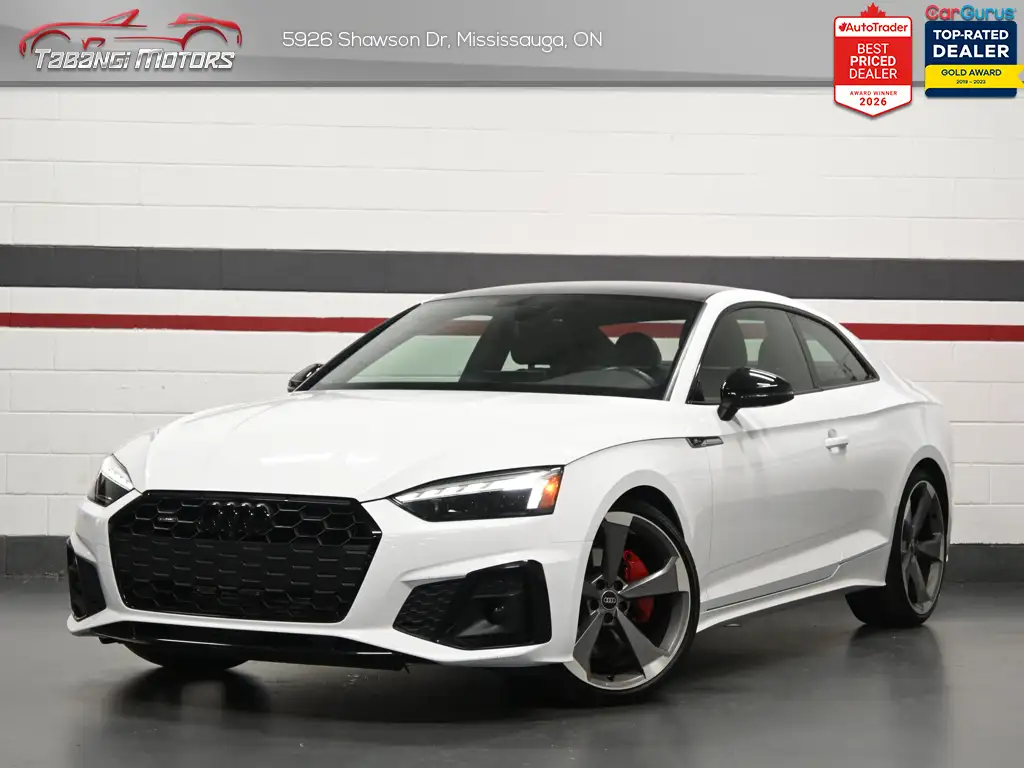 2022 Audi A5 Coupe Progressiv S-Line Sport Black Optics 360CAM Navig