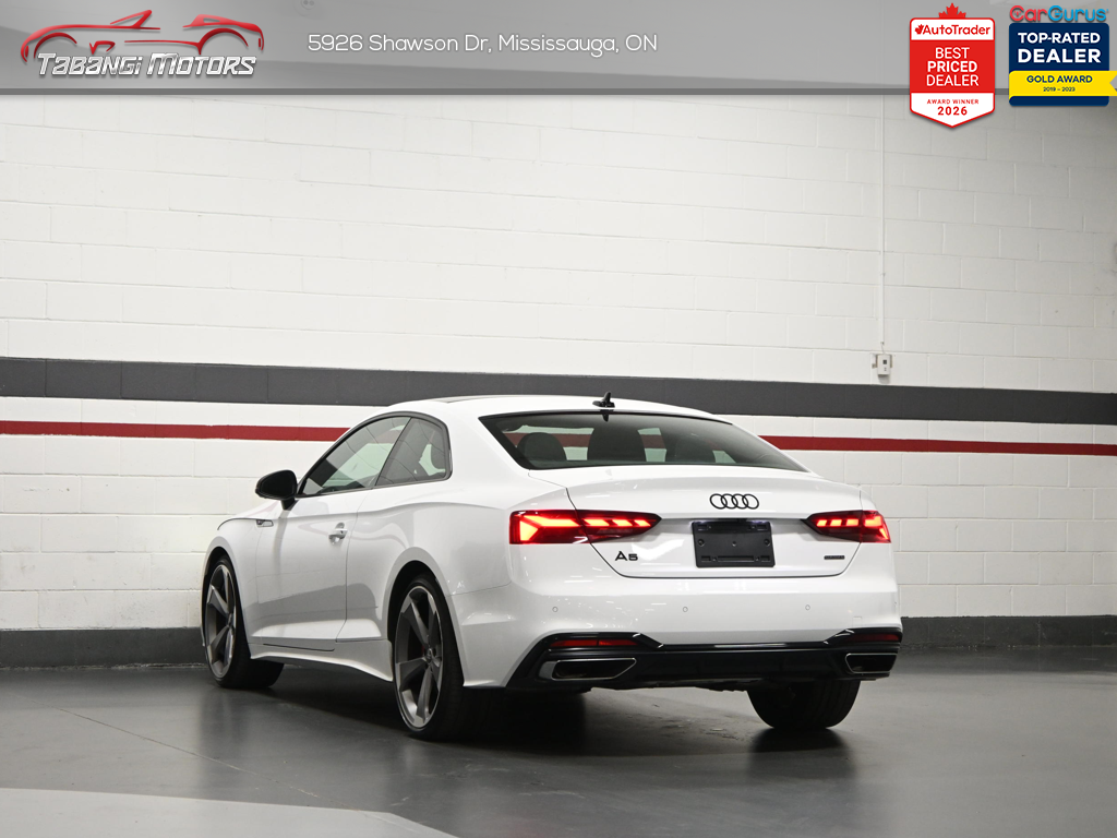 2022 Audi A5 Coupe Progressiv S-Line Sport Black Optics 360CAM Navig