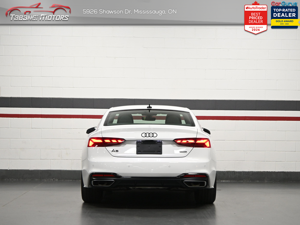 2022 Audi A5 Coupe Progressiv S-Line Sport Black Optics 360CAM Navig