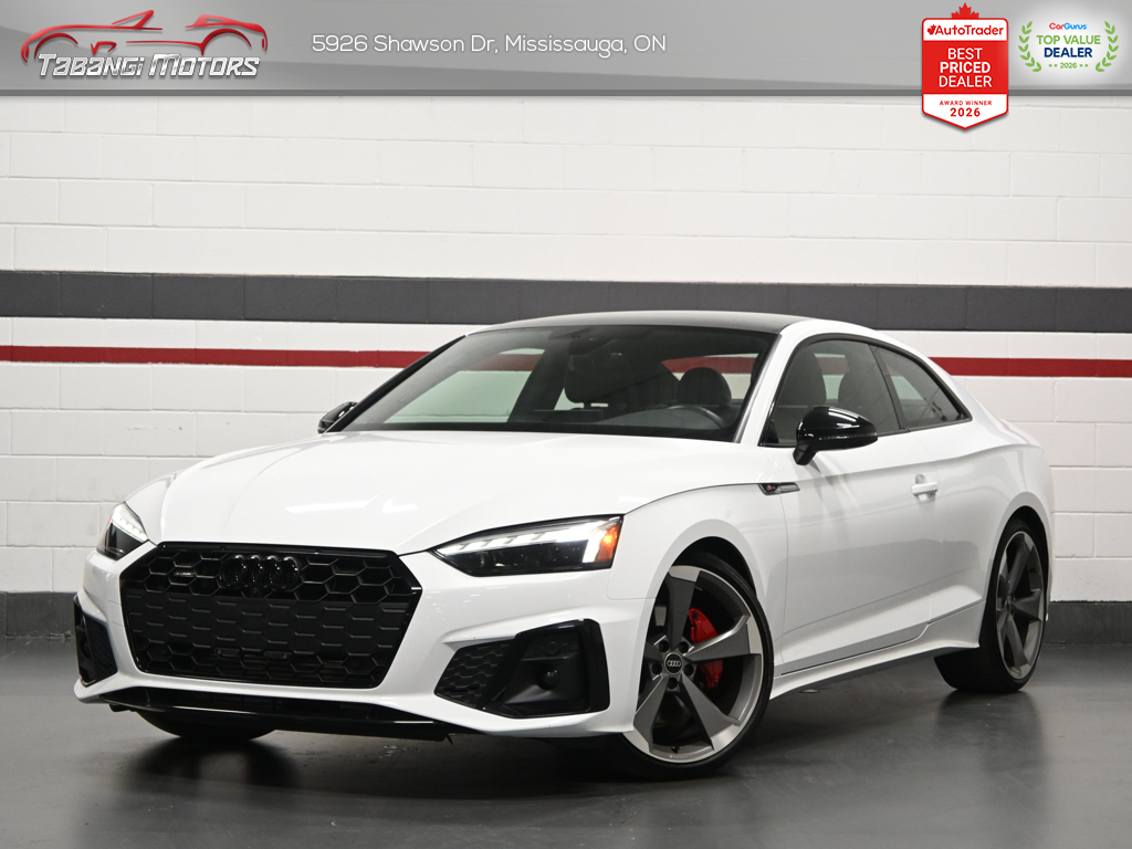 2022 Audi A5 Progressiv  S-Line Sport Black Optics 360CAM Navigation