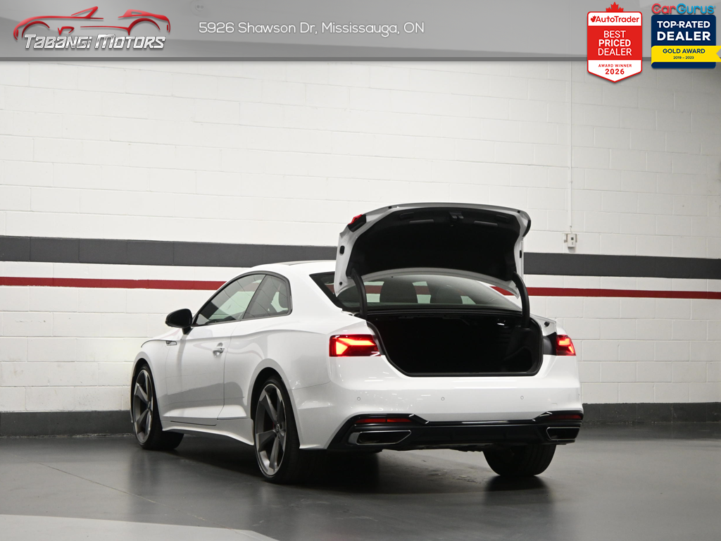 2022 Audi A5 Coupe Progressiv S-Line Sport Black Optics 360CAM Navig