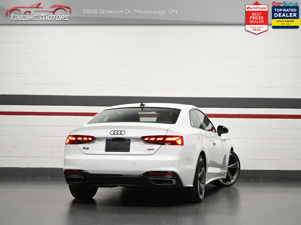 2022 Audi A5 Coupe Progressiv S-Line Sport Black Optics 360CAM Navig