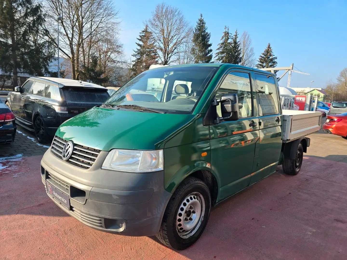 Volkswagen T5 Transporter Pritsche Doppelkabine 4Motion Зелений - 2