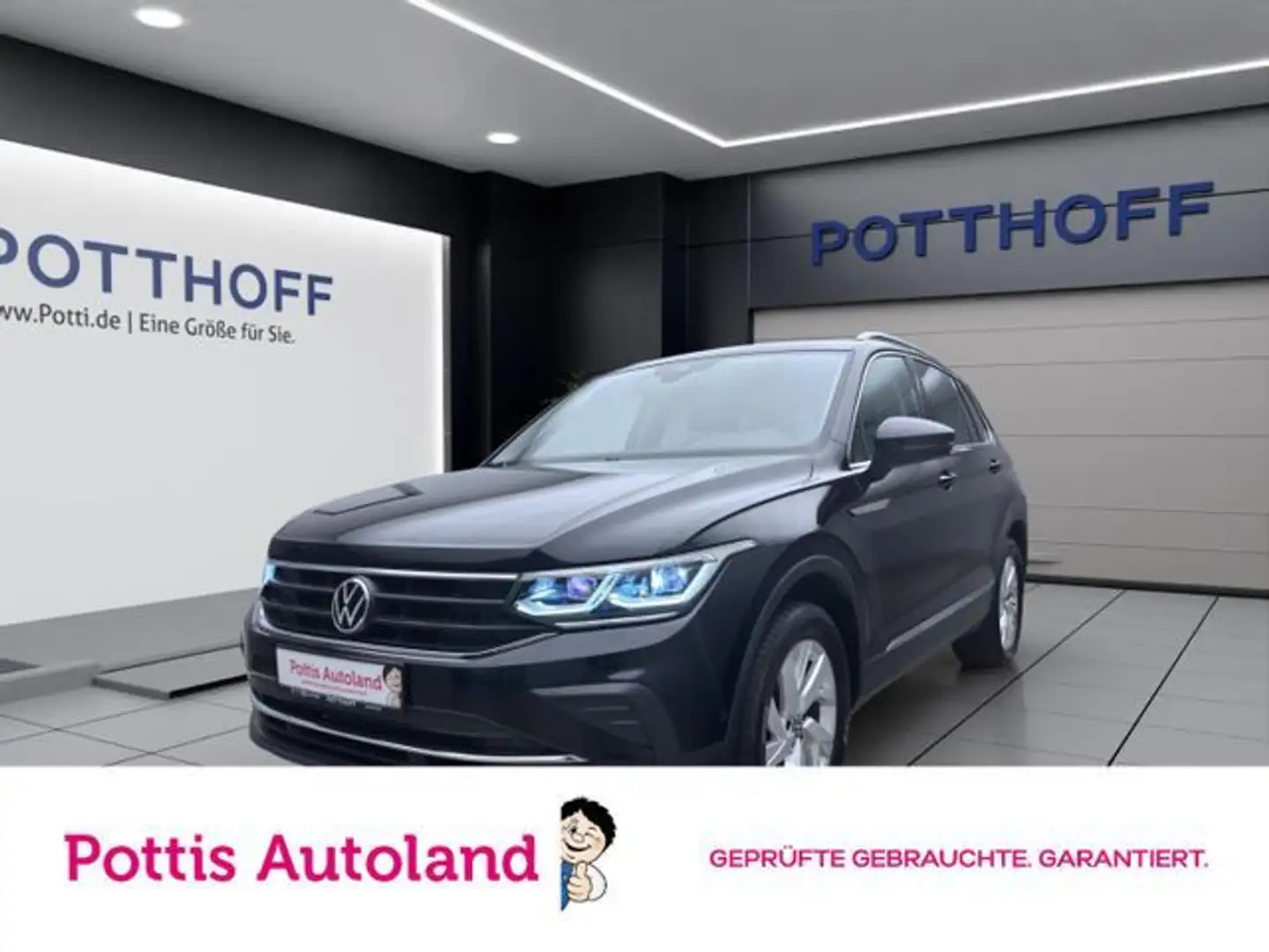 Volkswagen Tiguan 2.0 TDI DSG 4M LIFE NAVI PDC IQ.LIGHT AHK Schwarz - 1