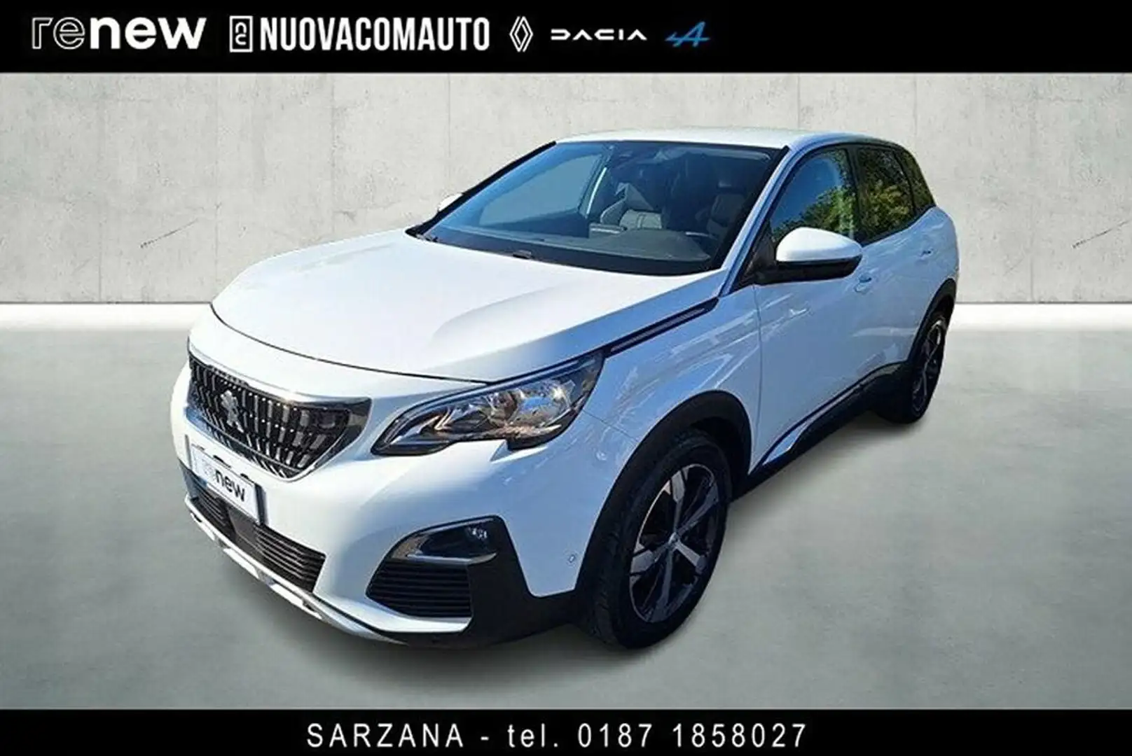 Peugeot 3008 1.2 puretech t. Allure s&s 130cv my18 Bianco - 1