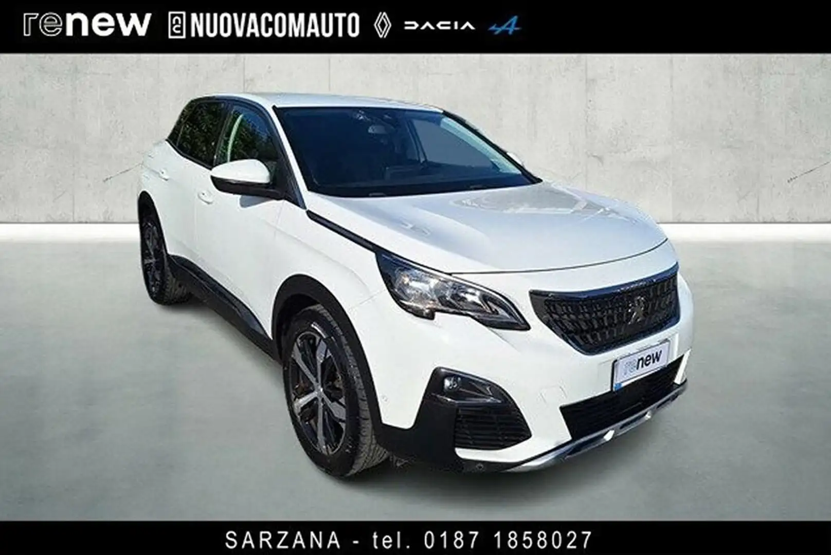 Peugeot 3008 1.2 puretech t. Allure s&s 130cv my18 Bianco - 2