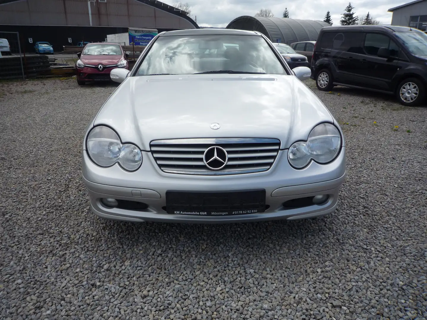 Mercedes-Benz C 200 Kompressor Sportcoupe*Tüv NEU*Automatik Silber - 2