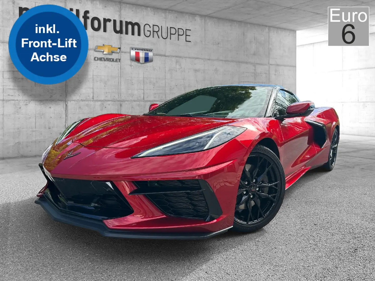 Corvette C8 Stingray Cabrio 3LT NAP Exhaust Protect Fo Rosso - 1