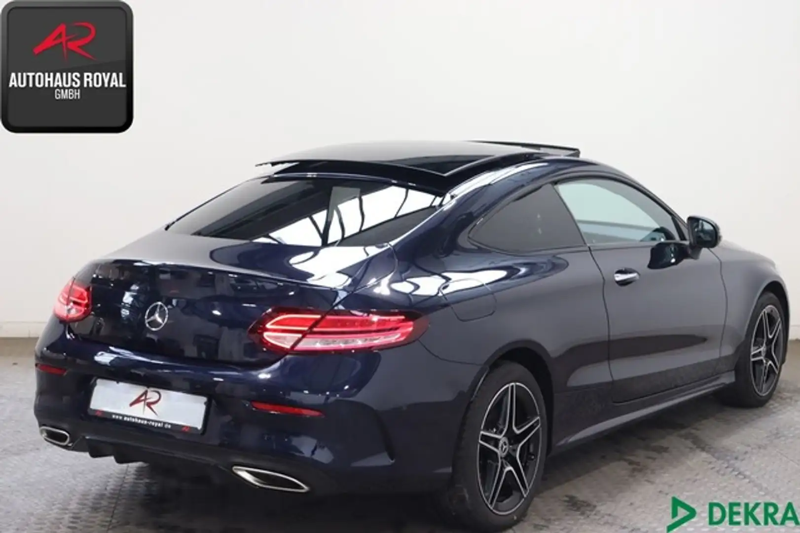 Mercedes-Benz C 400 4M Coupe 3x AMG NIGHT KEYLESS,HUD,DISTRO Azul - 2