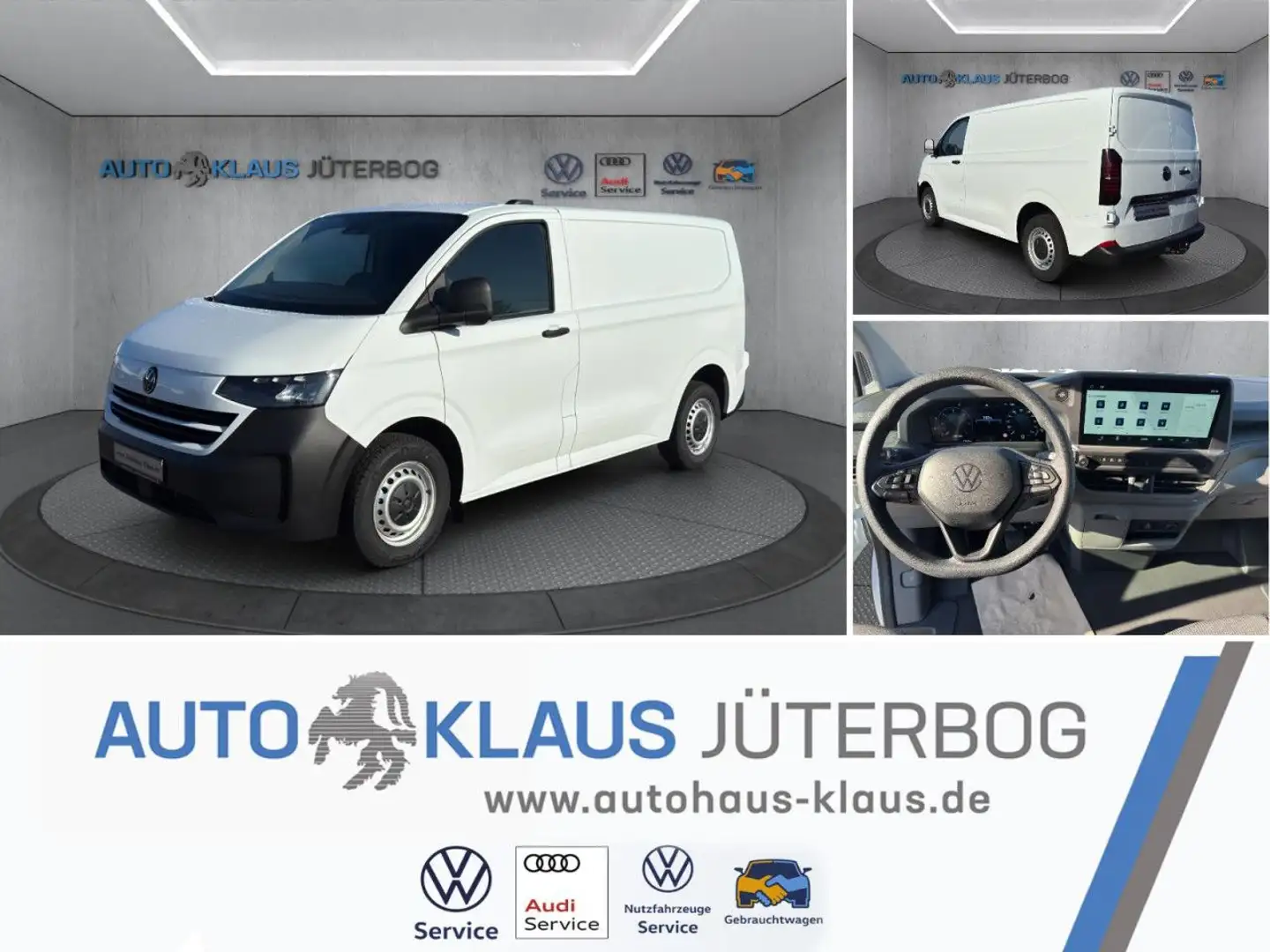 Volkswagen T7 New Transporter Kasten 2.0 TDI KR L1H1 AHK ZV Weiß - 1