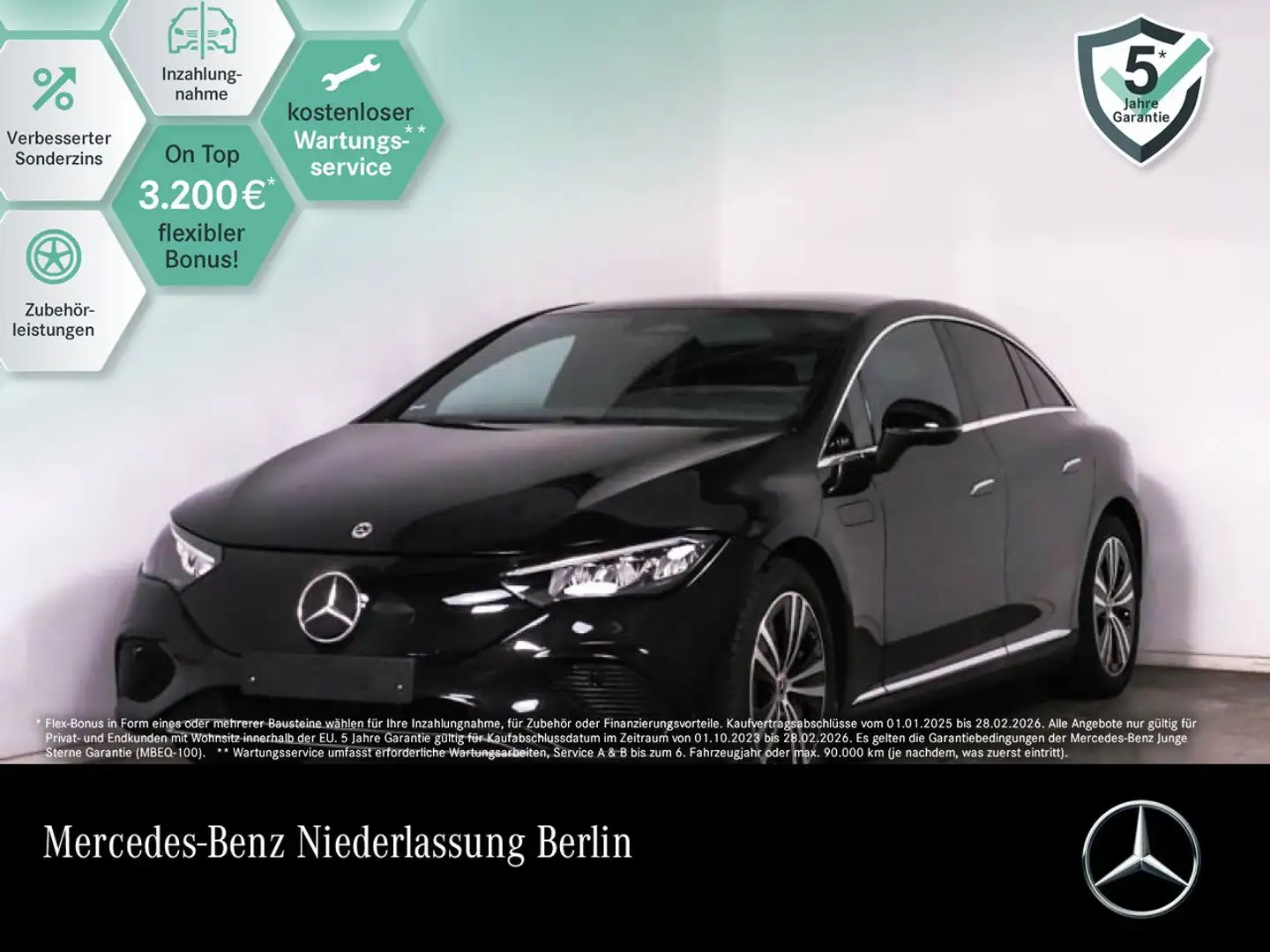 Mercedes-Benz EQE 350 Avantgarde WideScreen Pano Burmester LED Schwarz - 1