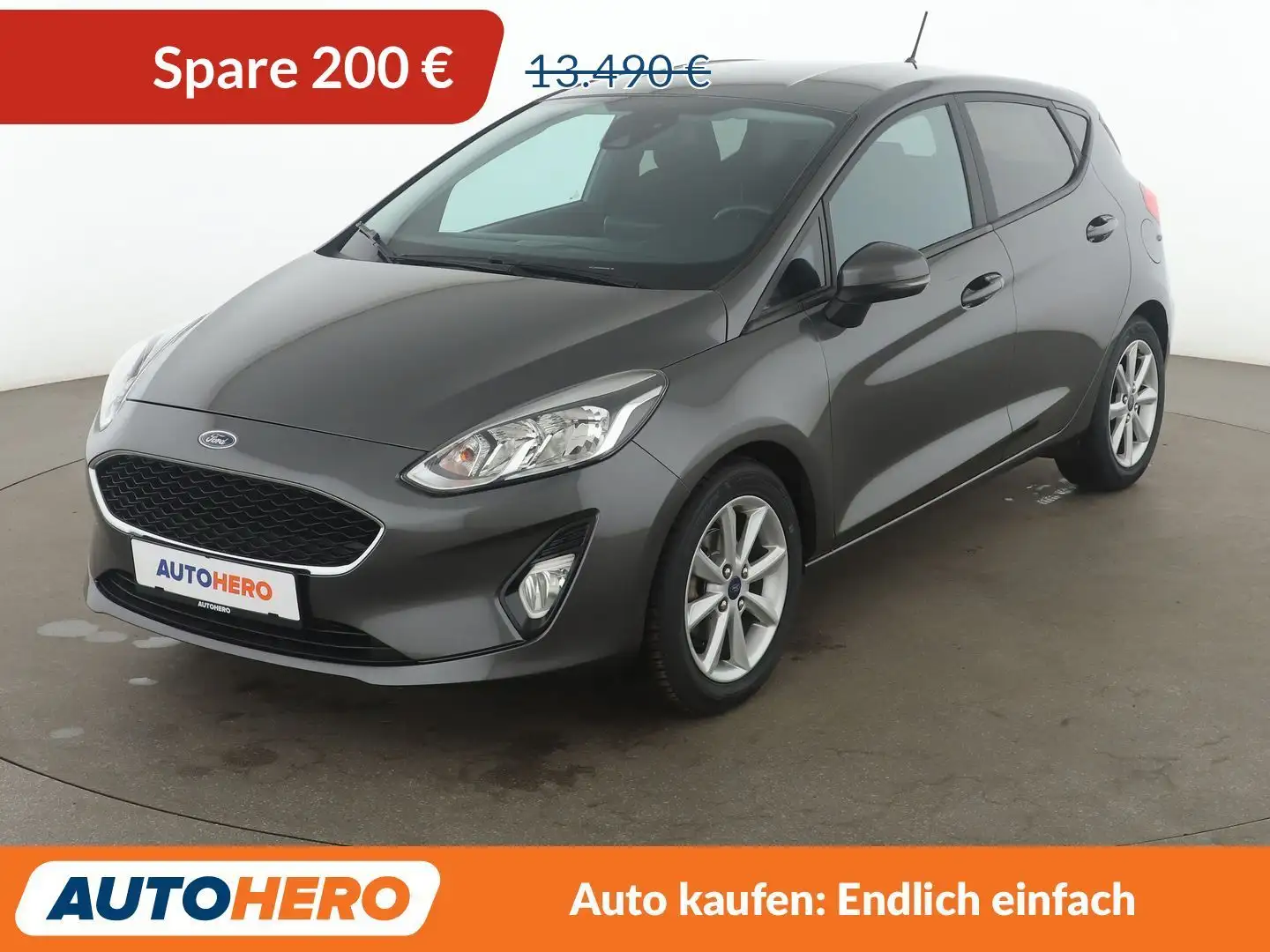 Ford Fiesta 1.0 EcoBoost Cool&Connect Aut.*NAVI*PDC* Grau - 1