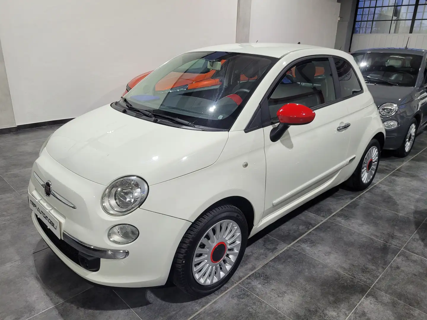Fiat 500 1.3 mjt 75cv SPORT Weiß - 1