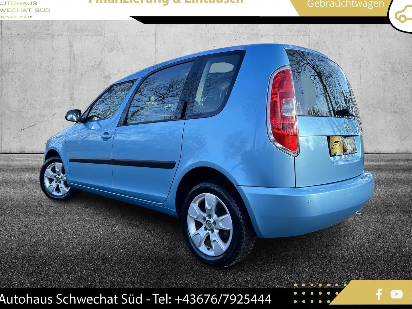Skoda Roomster Elegane TSI DSG //1.BESITZ // NAVI // PANORAMA // Blau - 2