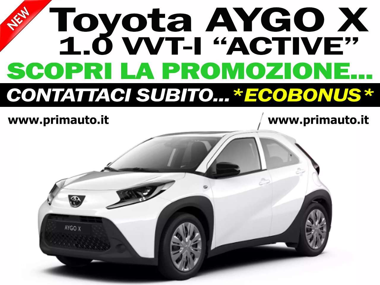 Toyota Aygo X 1.0 "ACTIVE" 72cv - *OFFERTA* (#1125) !