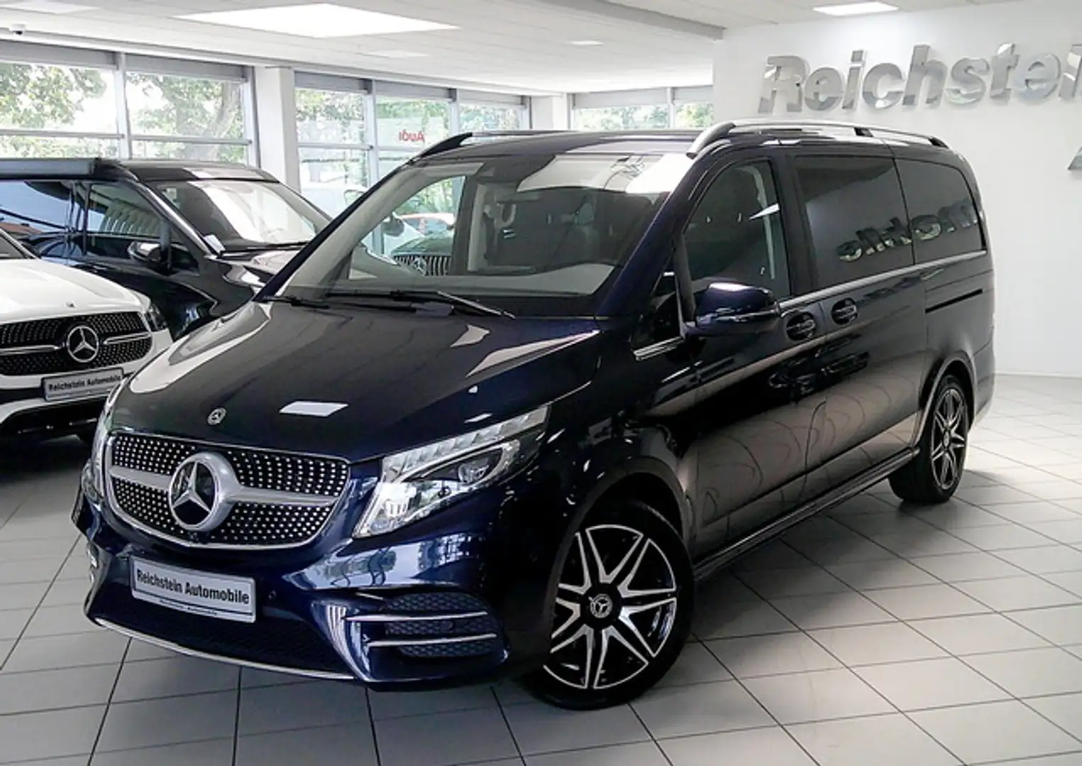 Mercedes-Benz V 300 d L 4M AMG Exklusiv NETTO 54. Bleu - 1