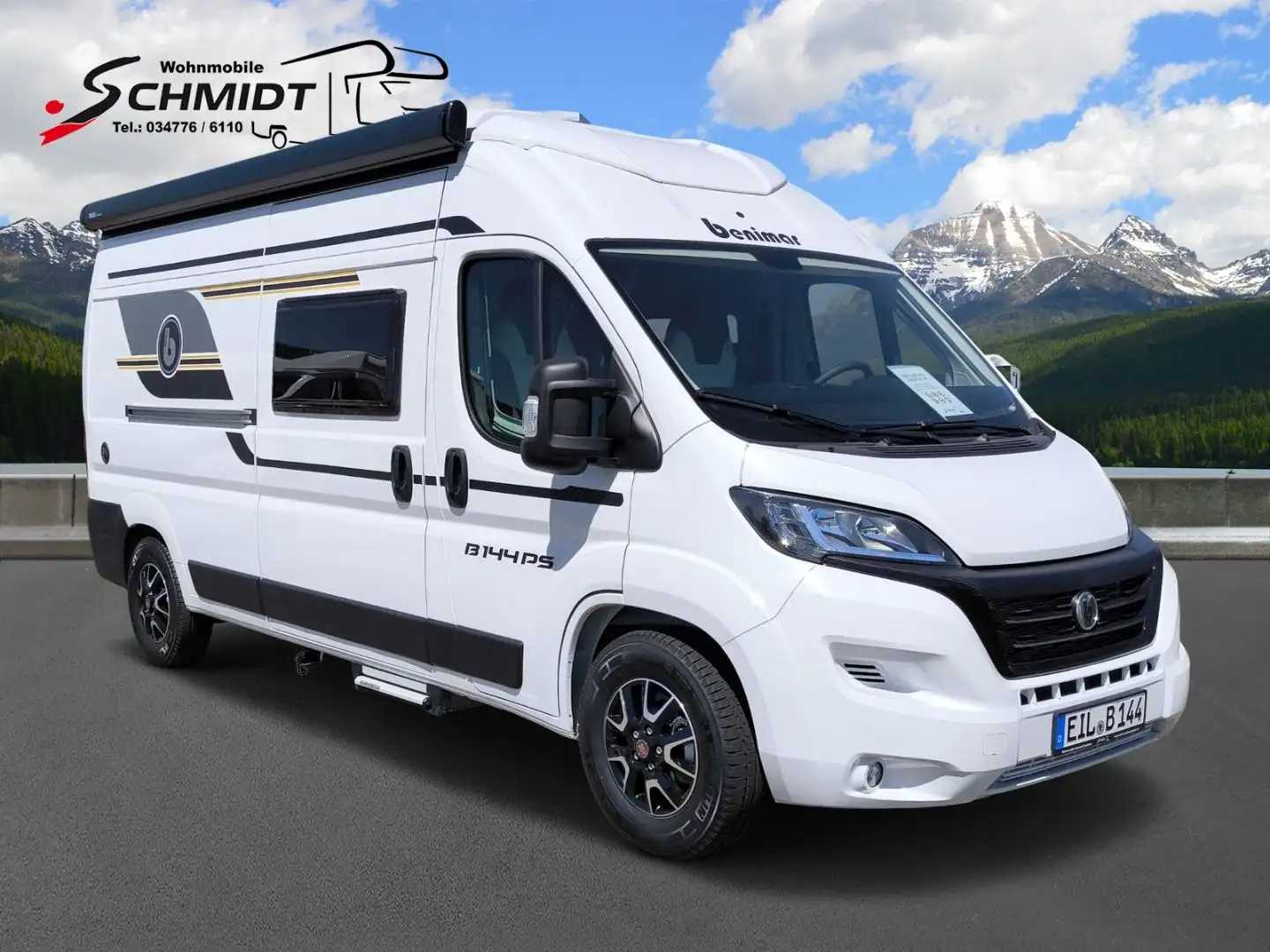 Benimar Benivan 144 PLUS AUFST. LITHIUM NAVI FAHRRADTR Weiß - 2