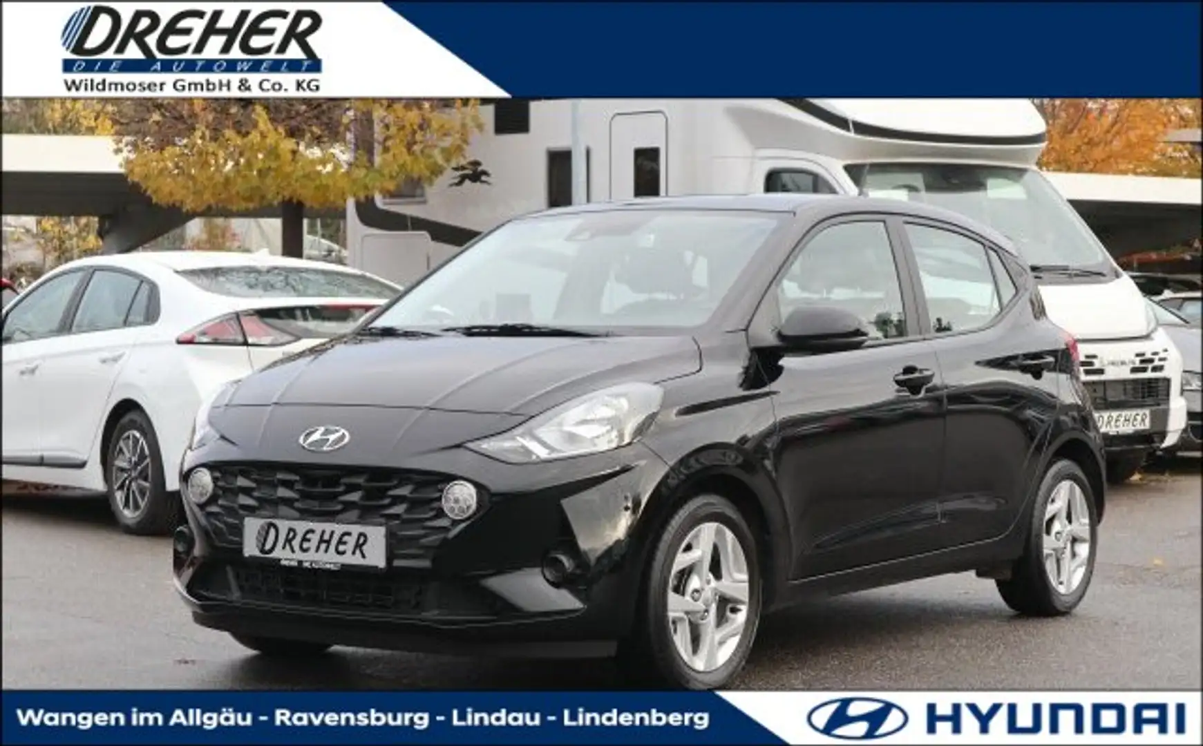 Hyundai i10 i10 1.2 Trend Klima/Sitzhzg./BC/eFH./PDC Zwart - 1