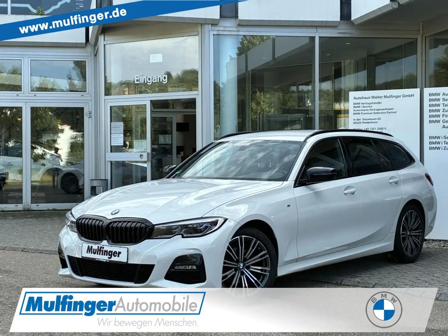 BMW 320 d T.xDr.M Sport Laser Kamera DrivParkAs.KomfZ Weiß - 1