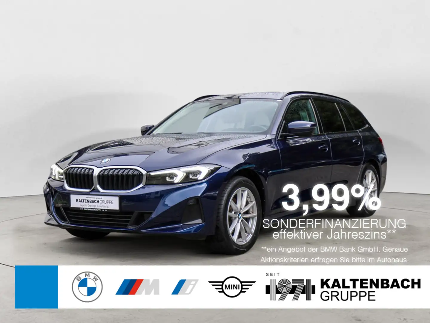BMW 320 d Touring FACEL. LED NAVI SHZ PDC KEYLESS Bleu - 1