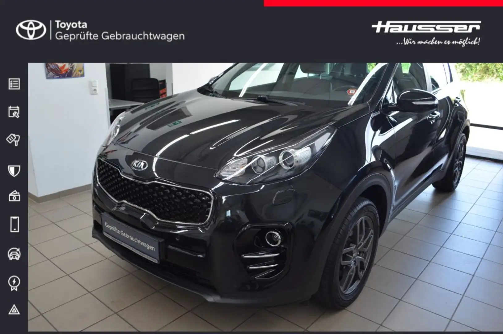 Kia Sportage 1.6 GDI 2WD ISG Spirit*ALLWETTER*AHK* Noir - 1