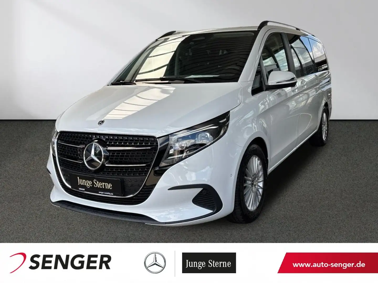 Mercedes-Benz V 300 d Style lang MBUX Distr Kamera Navi AHK2,5t Weiß - 1