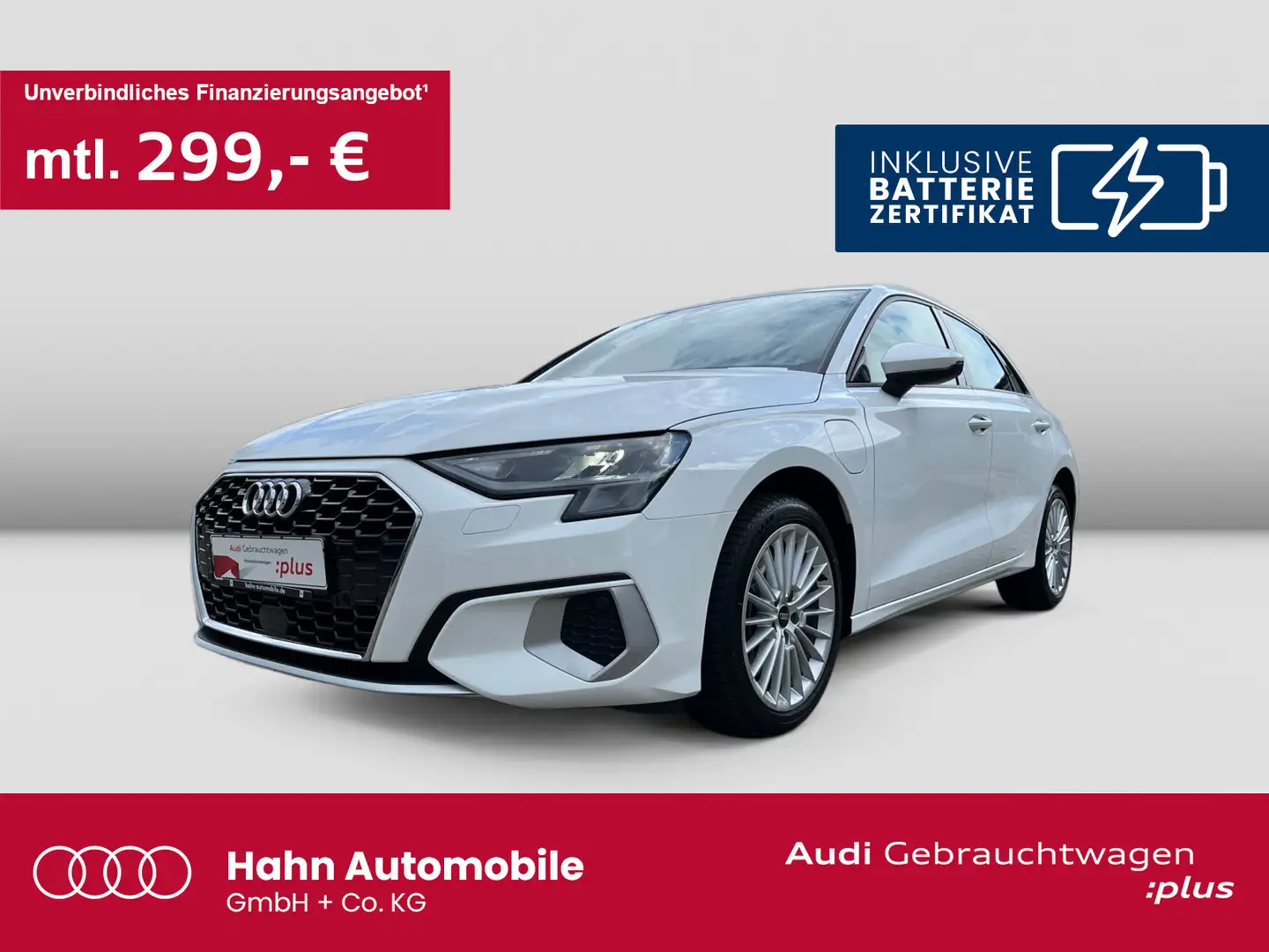 Audi A3 40 TFSIe S tronic advanced Smartpho Blanc - 1