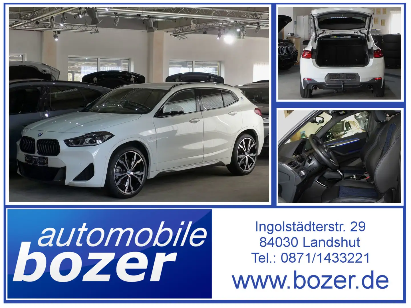 BMW X2 20d xDrive M Sport AHK,HUD NP:67.690 Weiß - 1