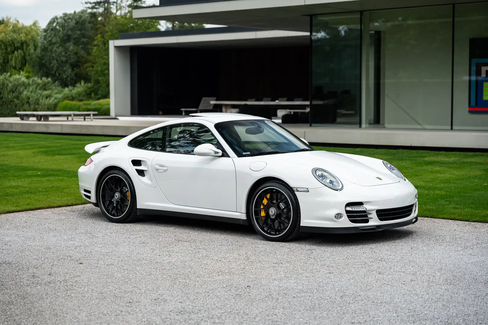 Porsche 997 .2 TURBO S/PDK/SUNROOF/FULL LEATHER/LOW MILEAGE Blanc - 1