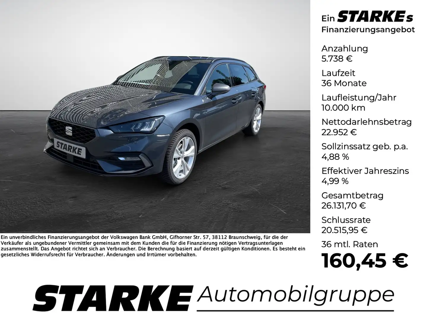 SEAT Leon Sportstourer 1.5 eTSI DSG Grau - 1