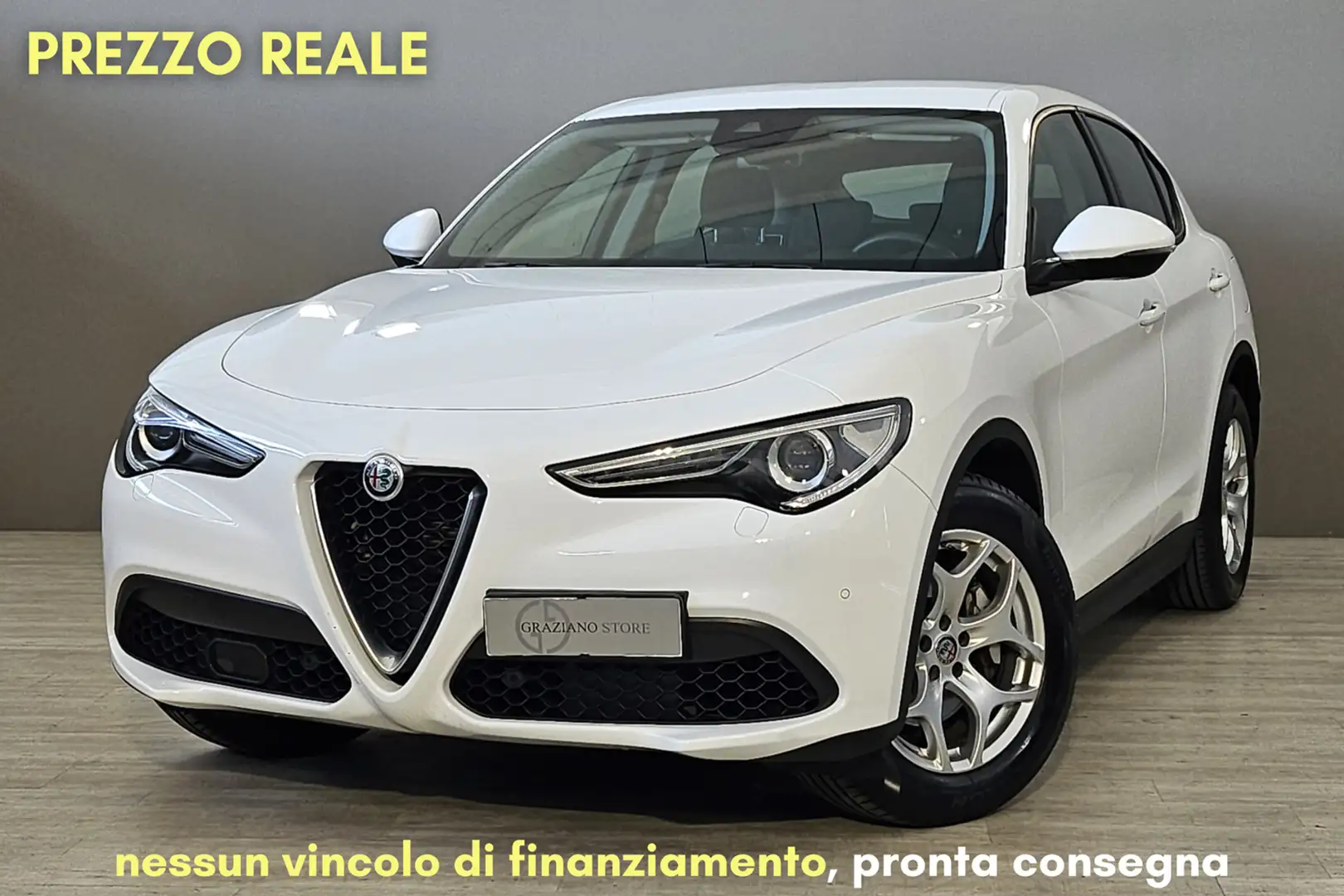 Alfa Romeo Stelvio ALFA ROMEO Stelvio 2.2 Turbodiesel 190 CV AT8 Q4 Grigio - 1