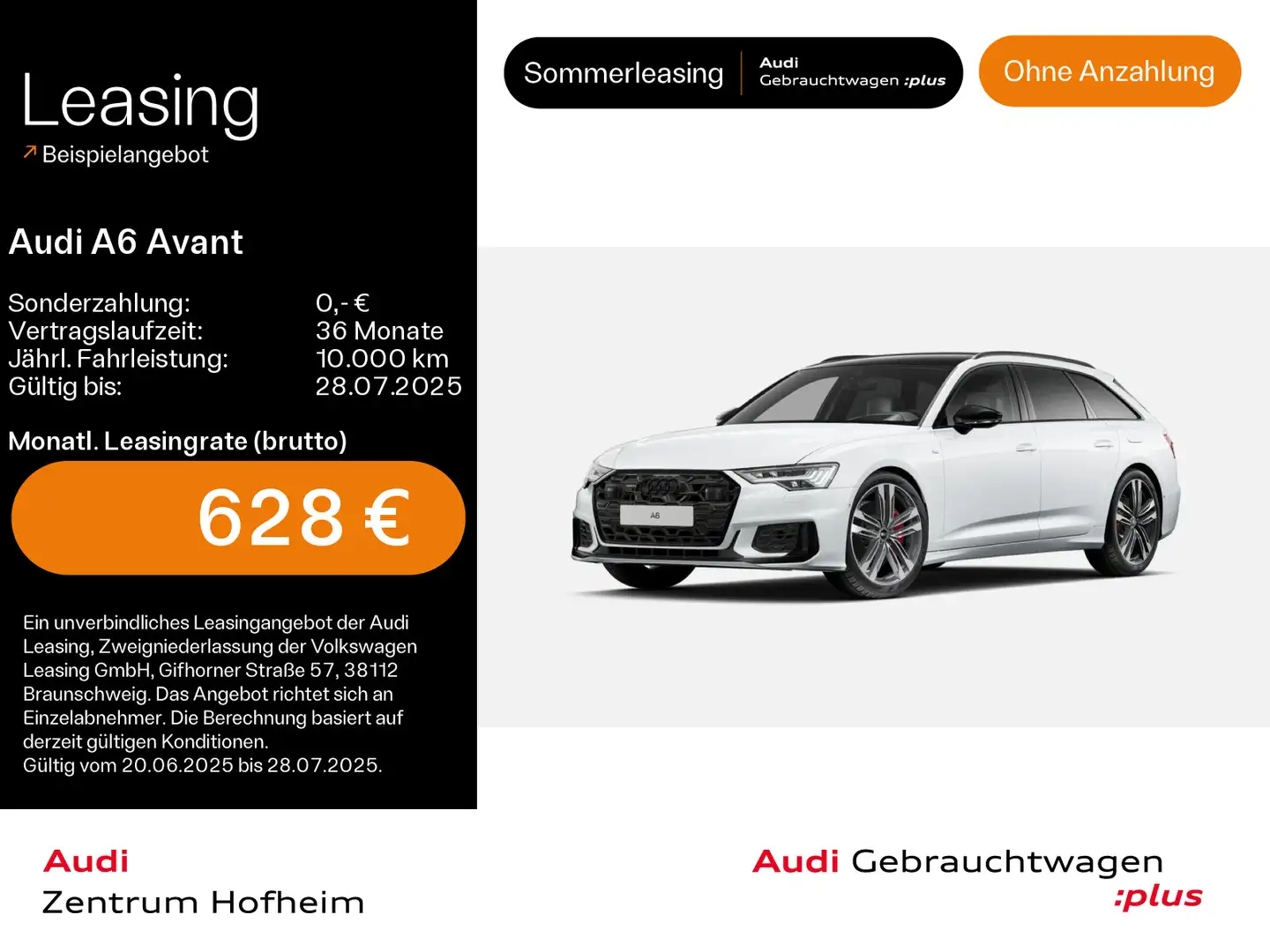 Audi A6 55 TFSIe qu S line S tro*B&O*HUD*Pano*H Weiß - 1