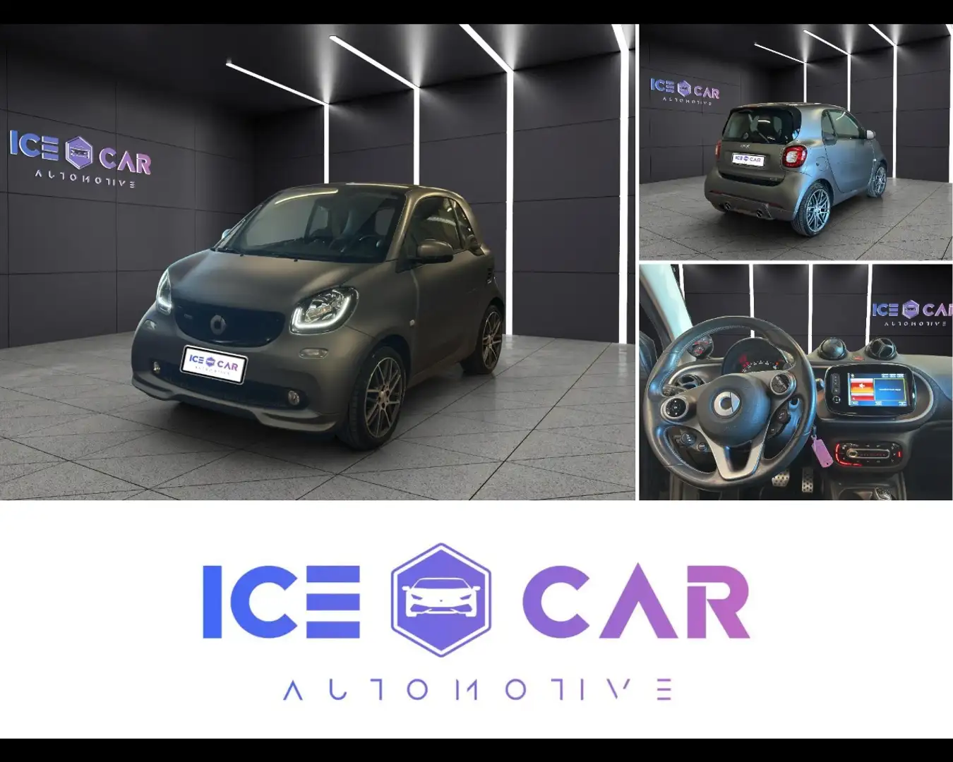 smart forTwo BRABUS 0.9 Turbo twinamic Xclusive Grigio - 1