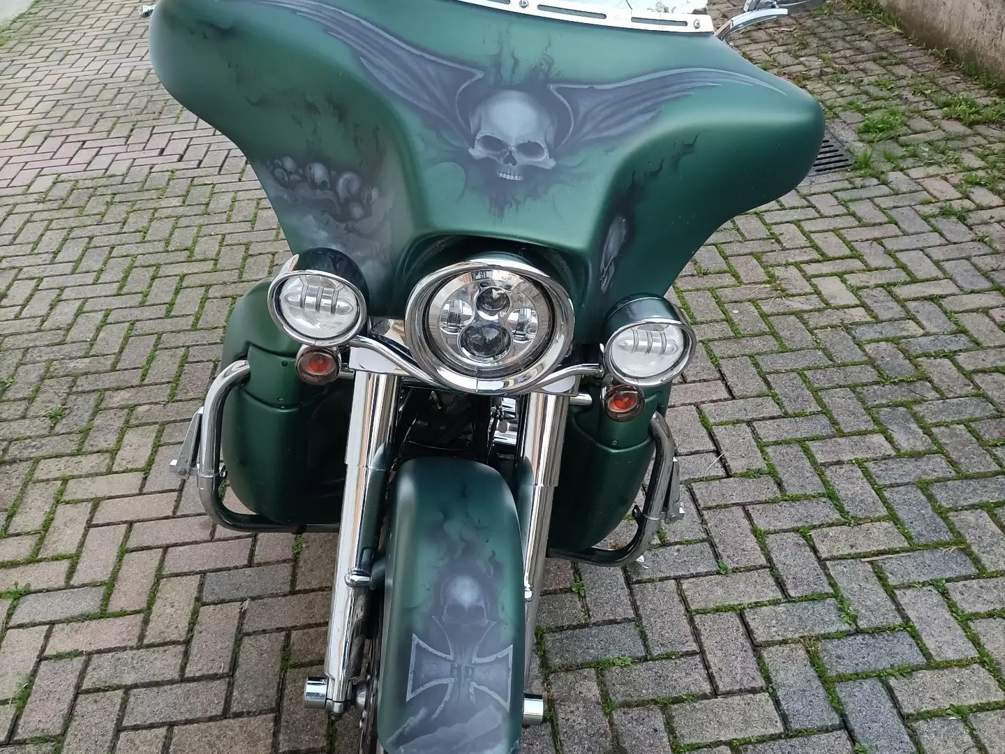 Harley-Davidson Electra Glide zelena - 2
