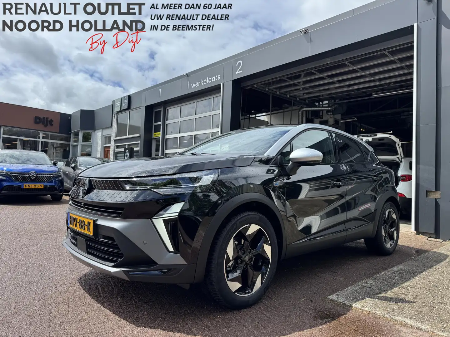 Renault Captur 1.6 E-Tech full hybrid 145 esprit Alpine+Open dak! Negro - 1