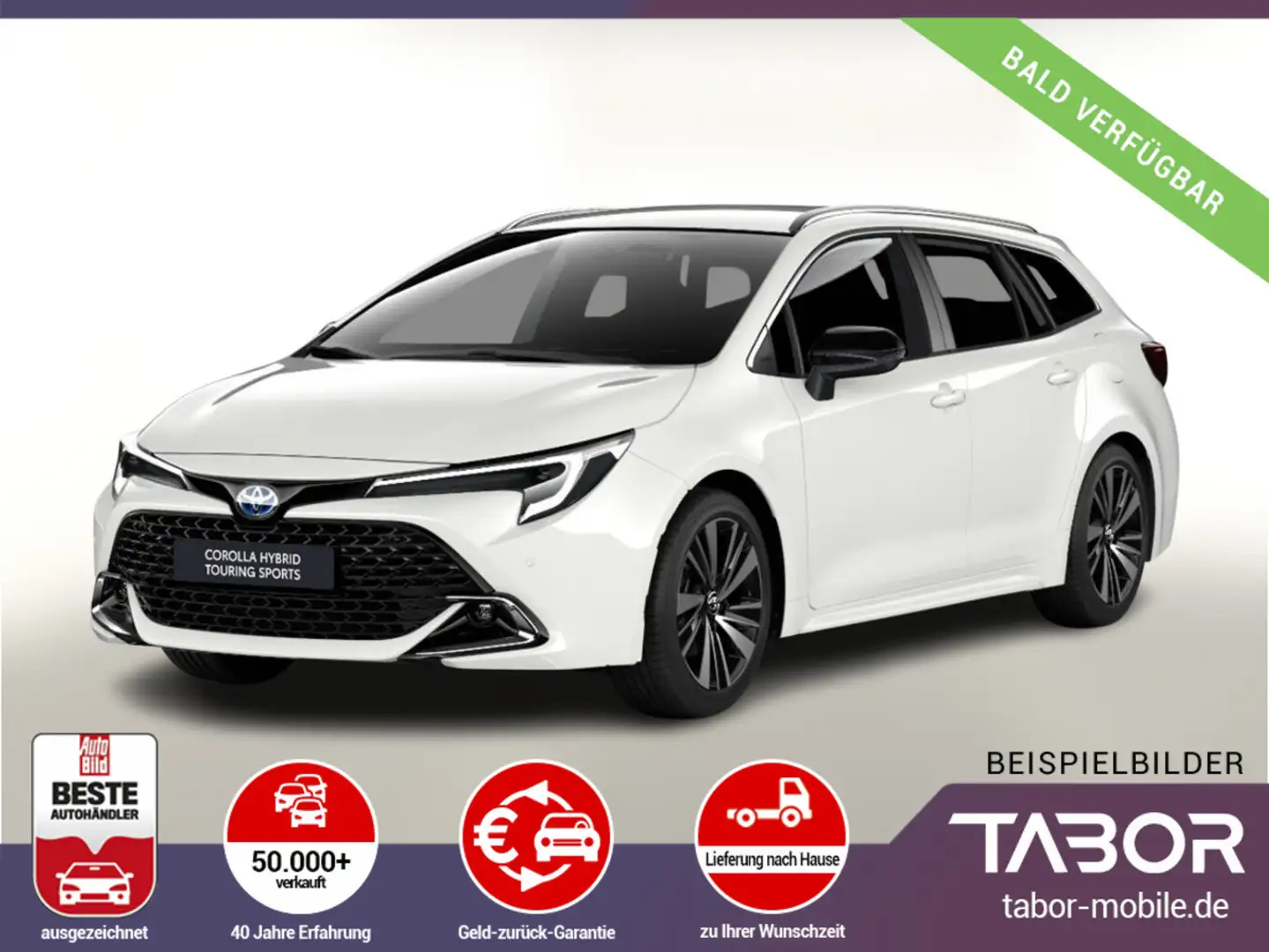 Toyota Corolla TS 1.8 Hybrid 140 ECVT Teamplayer eHK Weiß - 1