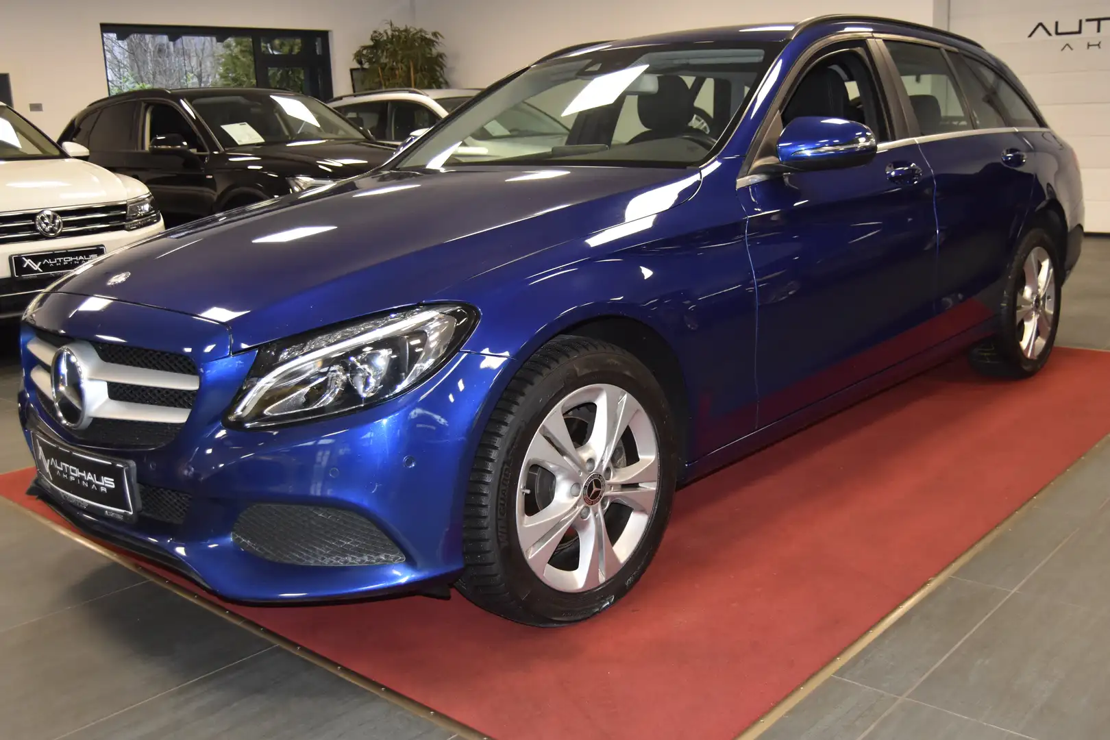 Mercedes-Benz C 220 d~NAVI~BURMESTER~LED~ALU Bleu - 2
