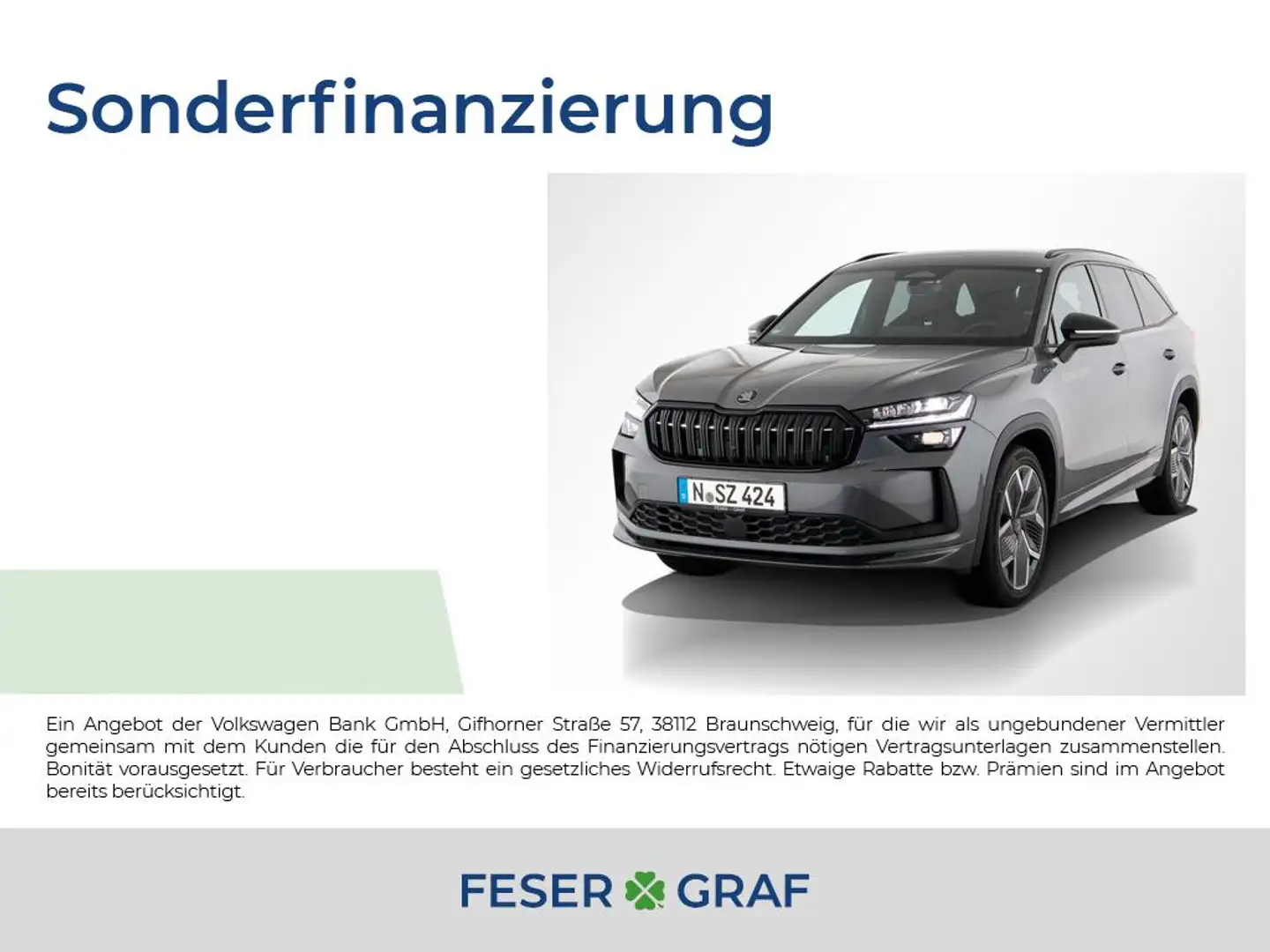 Skoda Kodiaq 2.0 TDI 142kW 4x4 Sportline Grau - 1