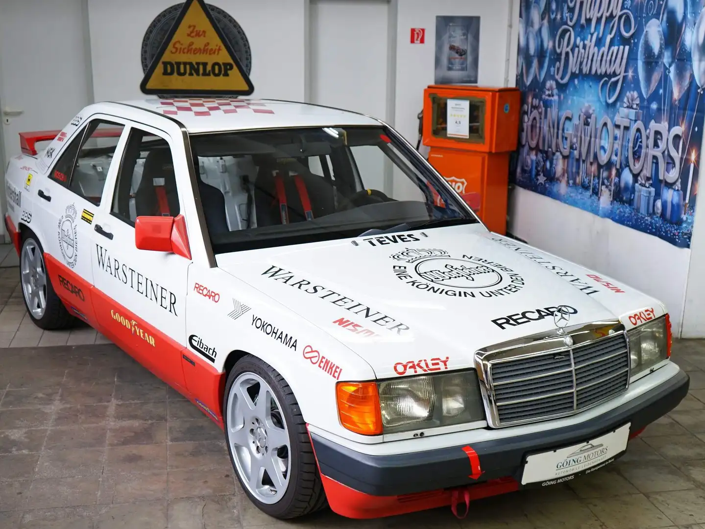 Mercedes-Benz 190 W201 2,6E M104 300-24V Rennwagen Tracktool Weiß - 2