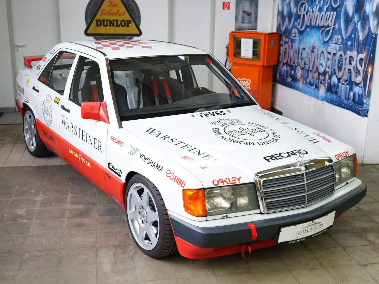 Mercedes-Benz 190 W201 2,6E M104 300-24V Rennwagen Tracktool Weiß - 1
