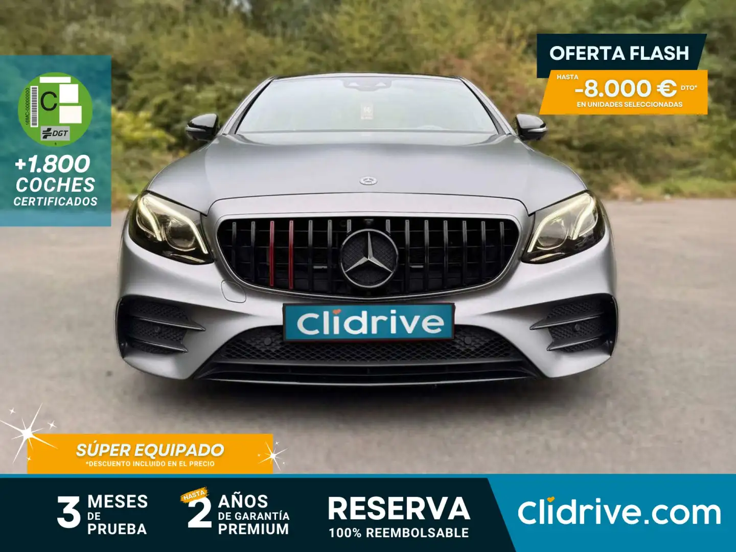 Mercedes-Benz E 43 AMG Mercedes-AMG 4MATIC Gris - 1